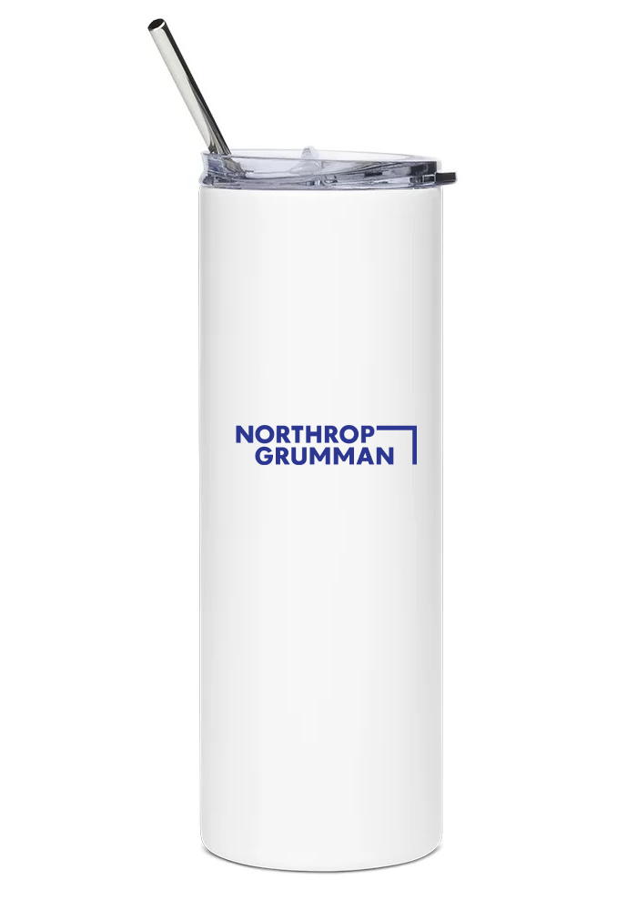 back of Northrop B-2 Spirit water tumbler