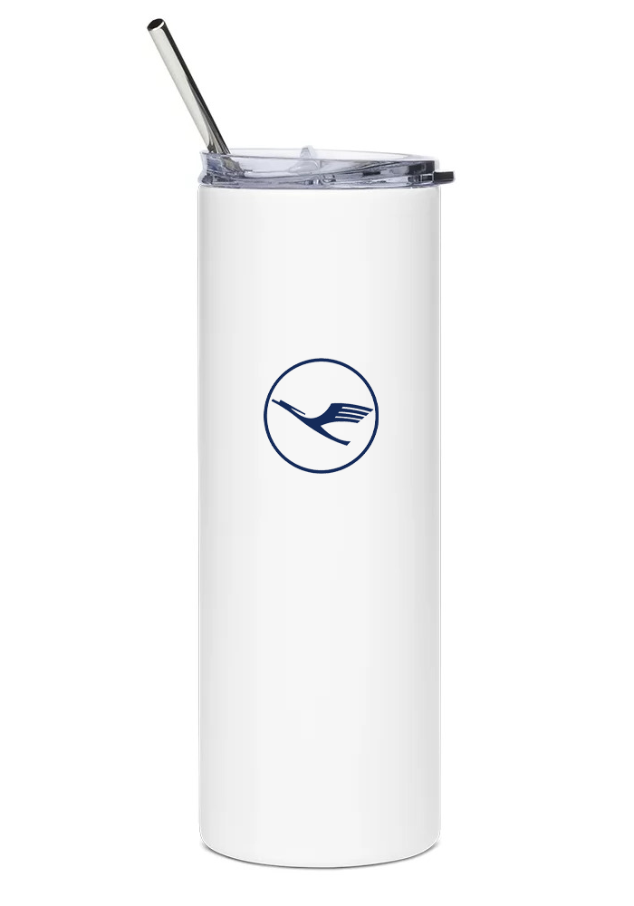 back of Lufthansa Boeing 747-8 'Niedersachsen' water tumbler