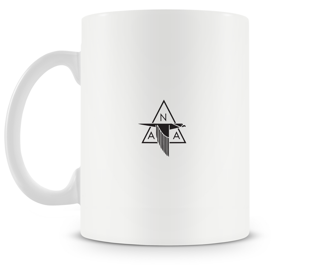 back of North American F-86D Sabre mug