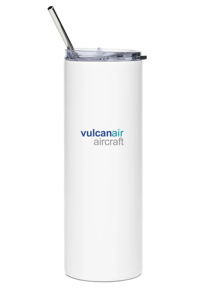 back of Vulcanair P68 Observer water bottle