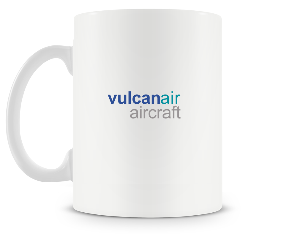 back of Vulcanair P68 Observer mug