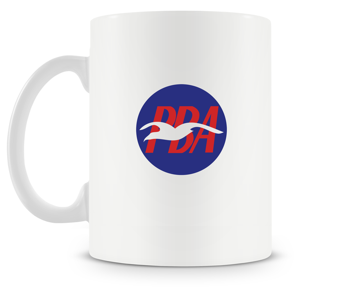 back of Provincetown-Boston Airlines Douglas DC-3 mug