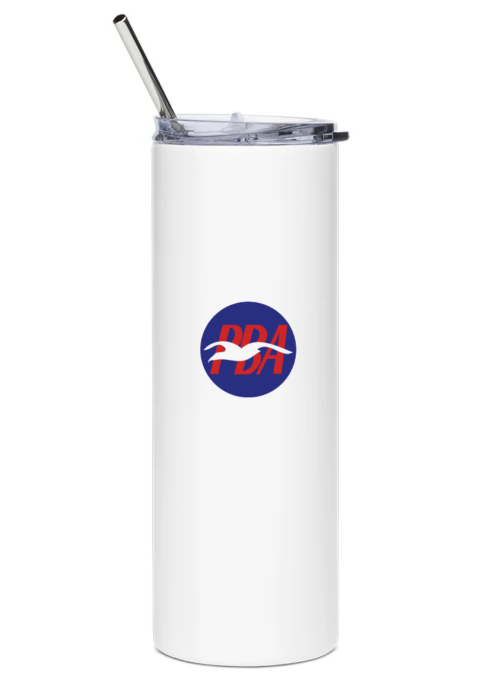 back of Provincetown-Boston Airlines Douglas DC-3 water tumbler