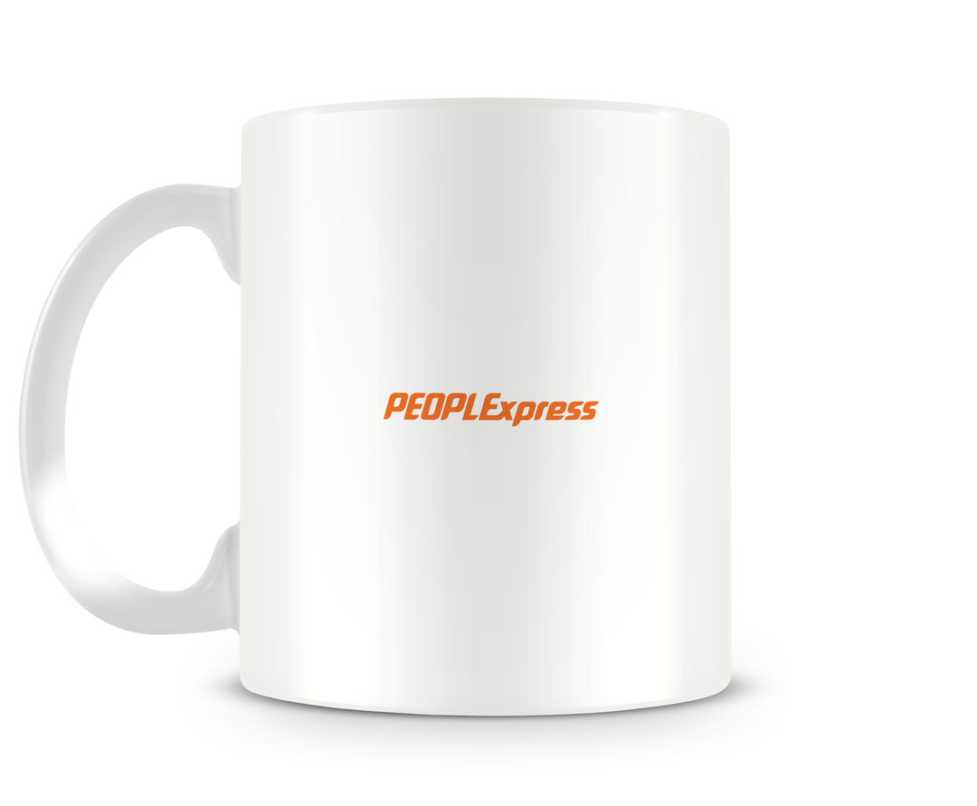 People Express Airlines Boeing 747 Mug