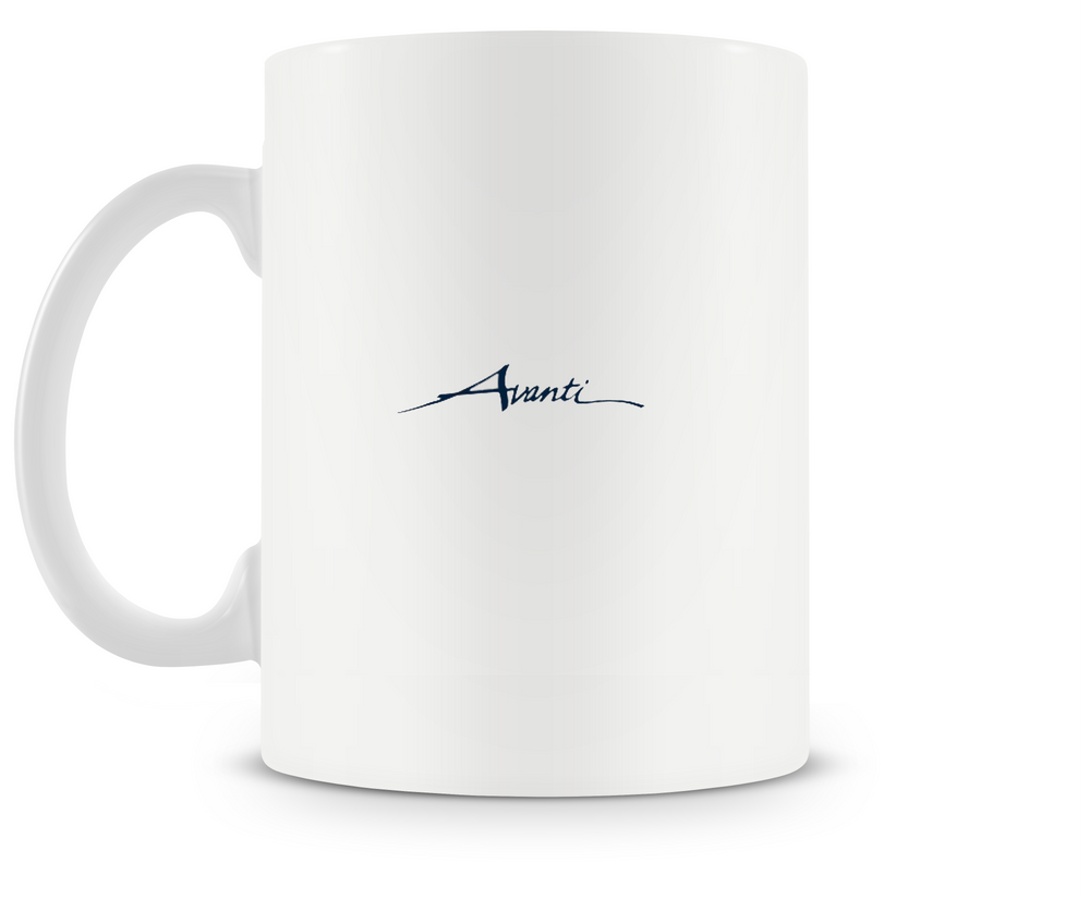 back of Piaggio P.180 Avanti II mug
