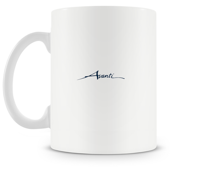 back of Piaggio P.180 Avanti II mug