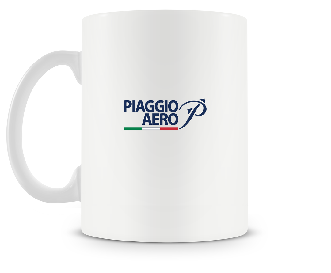 back of Piaggio P.136 mug