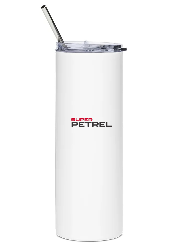 back of Super Petrel XP water tumbler