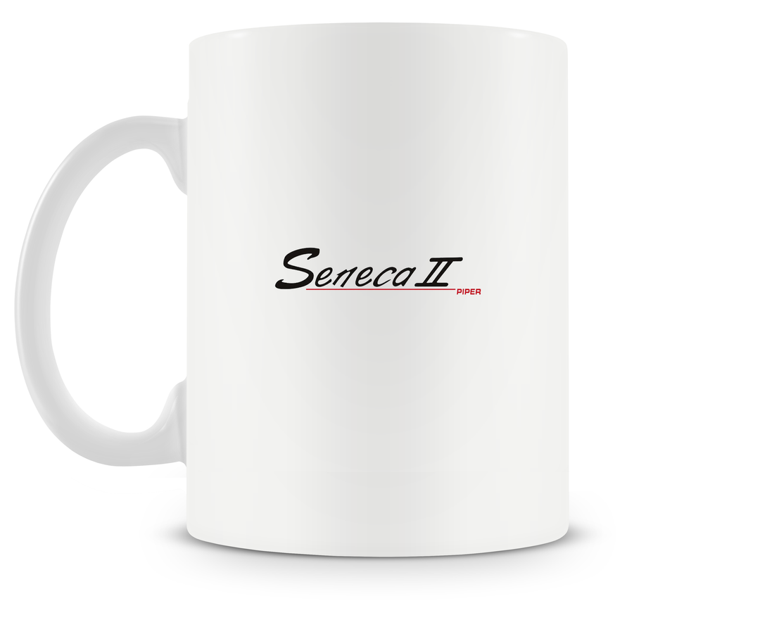 back of Piper Seneca II mug