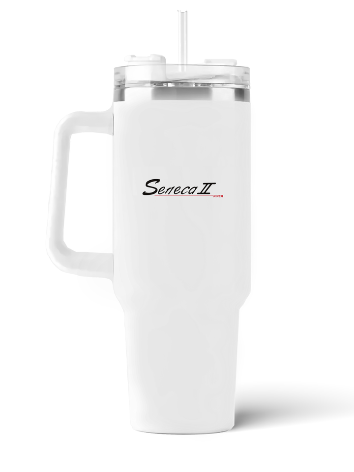 back of Piper Seneca II quencher