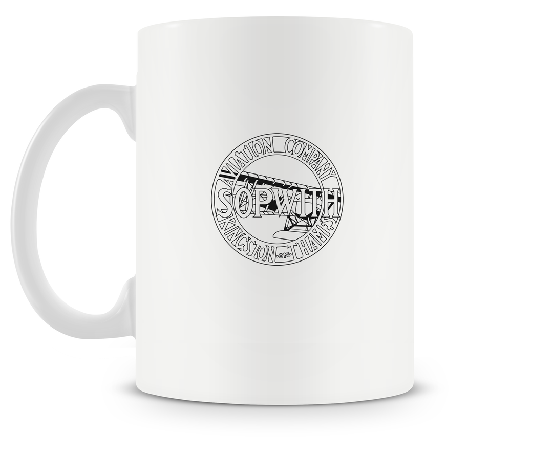 back of Sopwith Camel mug