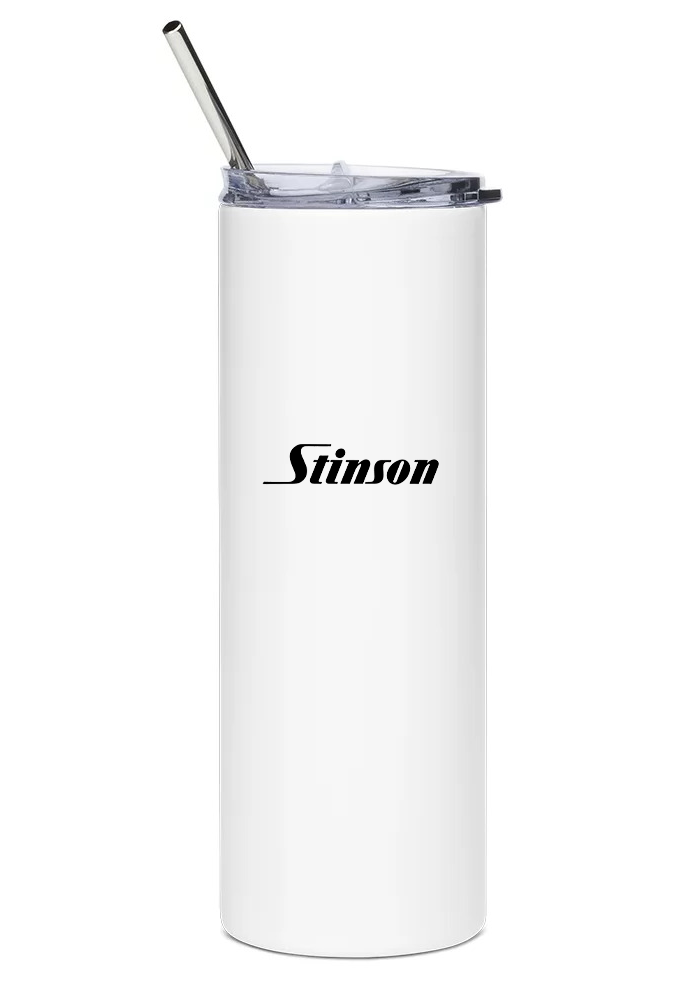 back of Stinson SR-5E Reliant water tumbler