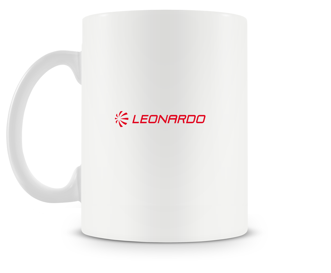 back of Leonardo TH-73A Thrasher mug