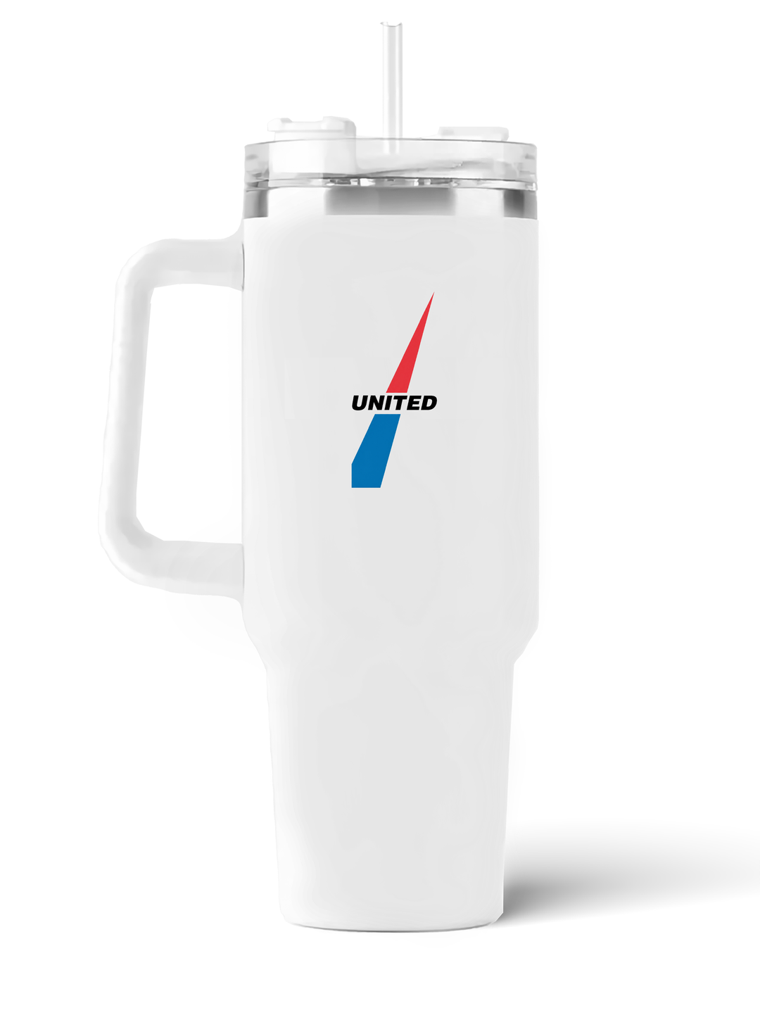 back of United Airlines Douglas DC-8 quencher