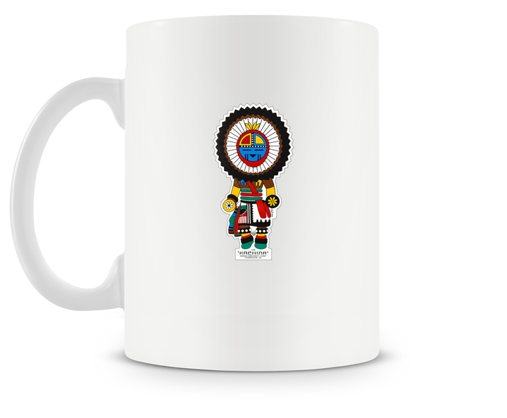 back of Varga 2150 Kachina mug