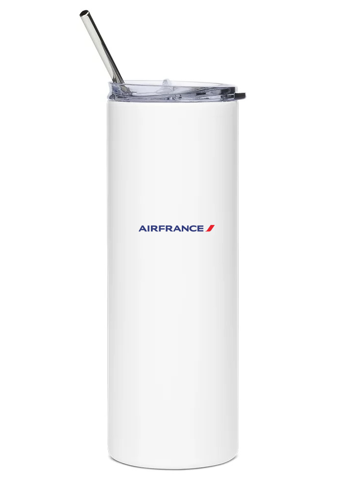 back of Air France Boeing 747-400 tumbler