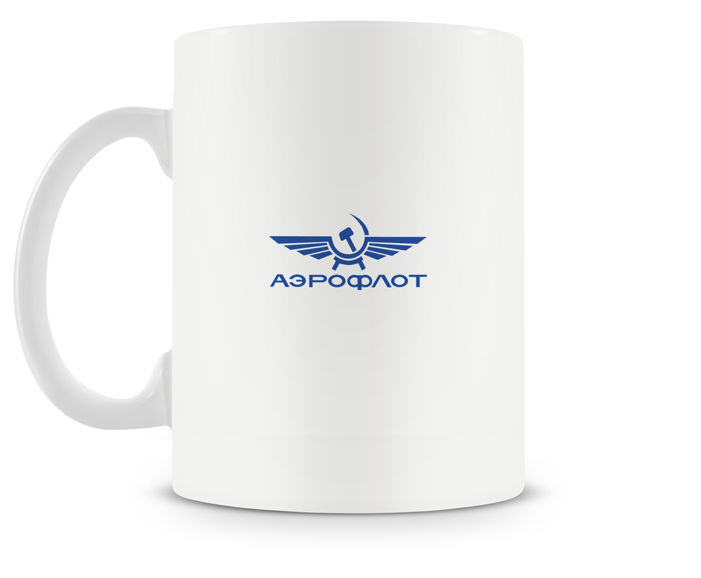 back of Tupolev Tu-114 Rossiya mug