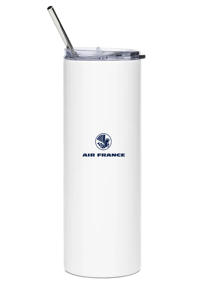 back of Air France Sud Aviation Caravelle water tumbler