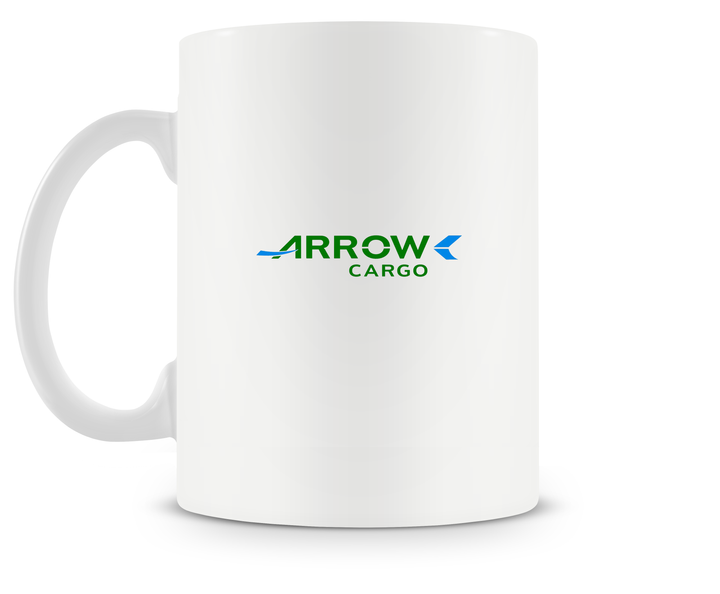 back of Arrow Air McDonnell Douglas DC-10 mug