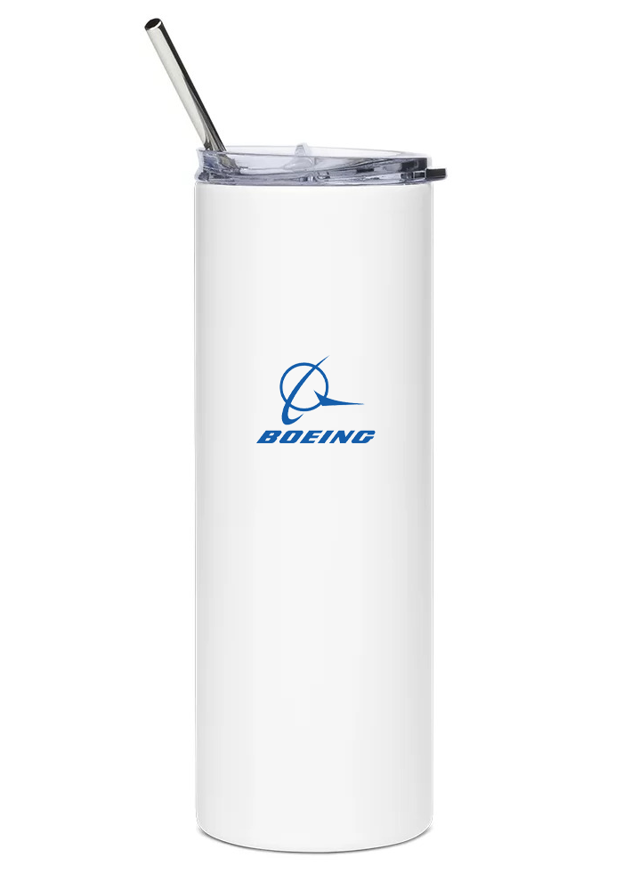 back of Boeing VC-25 Air Force One water bottle