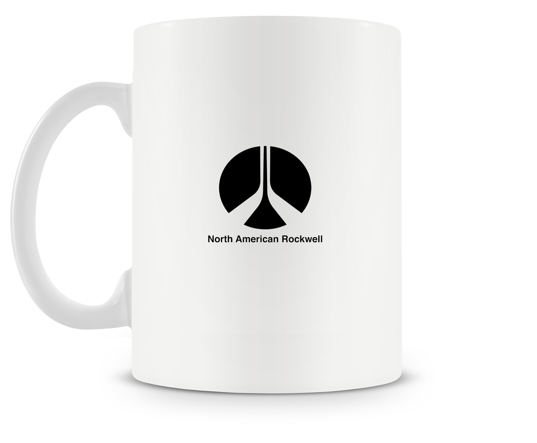 back of North American Rockwell OV-10 Bronco Mug 15oz.