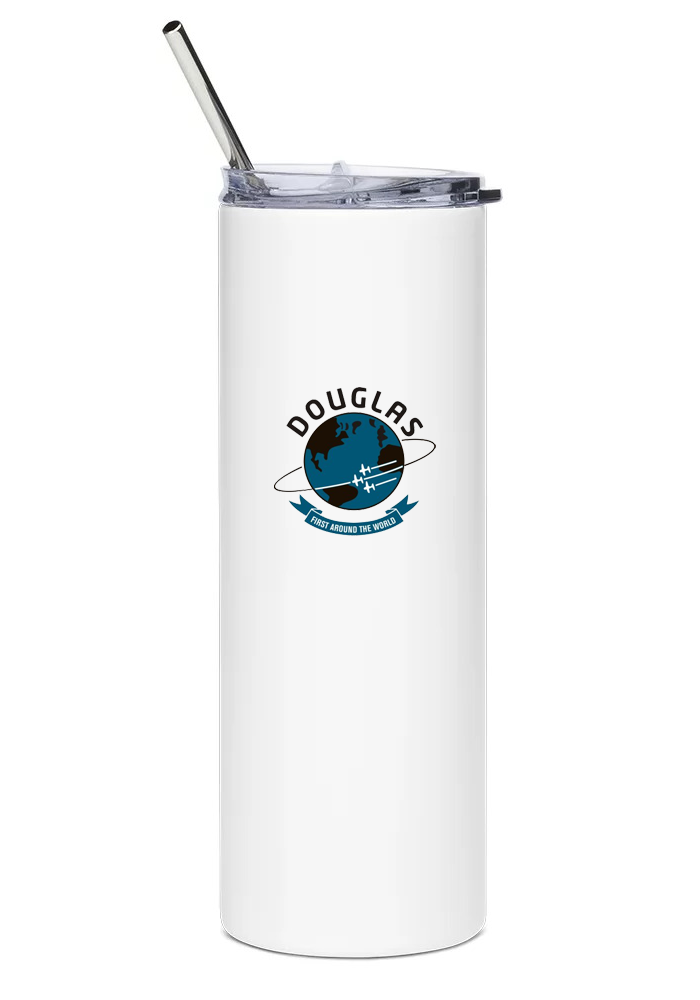back of Douglas TBD Devastator water tumbler