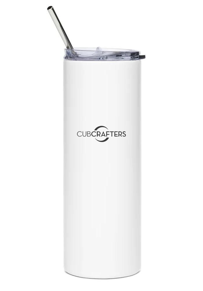 back of CubCrafters Carbon Cub water tumbler