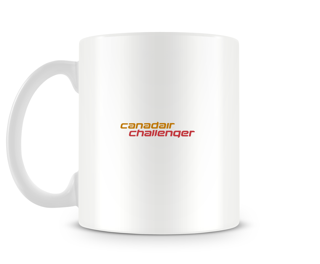 back of Canadair Challenger 600 Mug