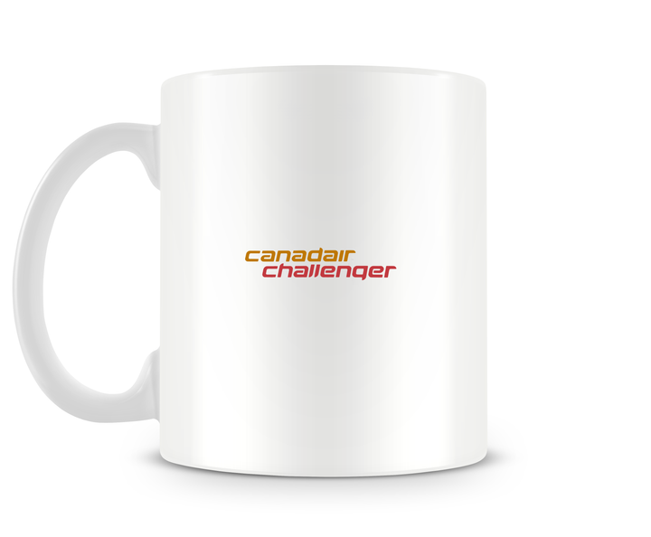 back of Canadair Challenger 600 Mug