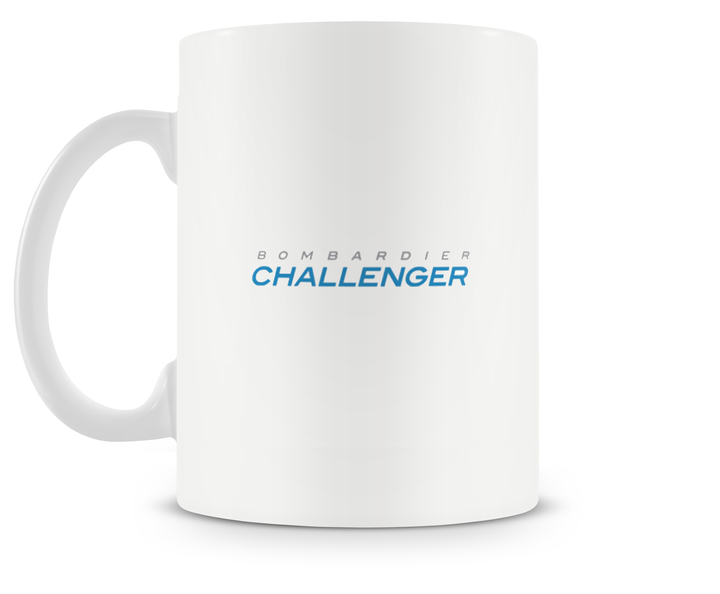 back of Bombardier Challenger 601 Mug