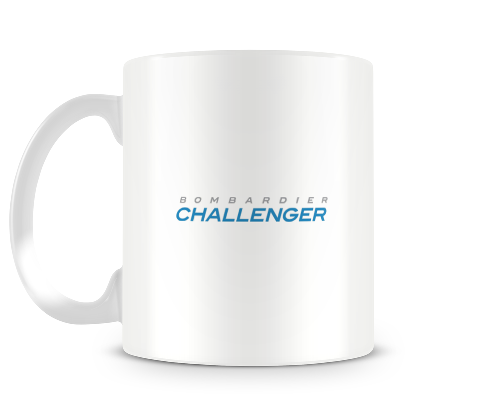 back of Bombardier Challenger 601 Mug