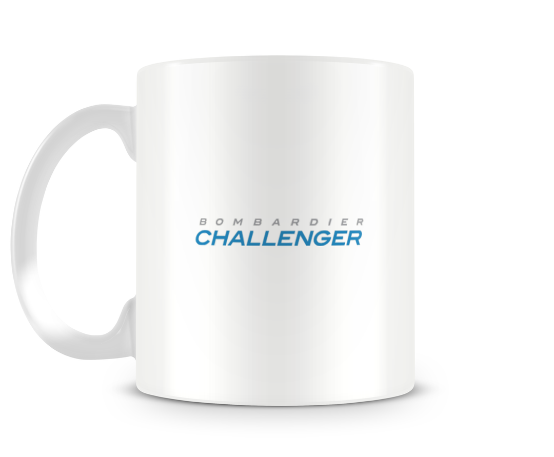 back of Bombardier Challenger 601 Mug