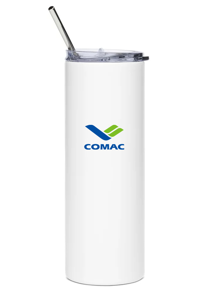 back of Comac C919 water tumbler