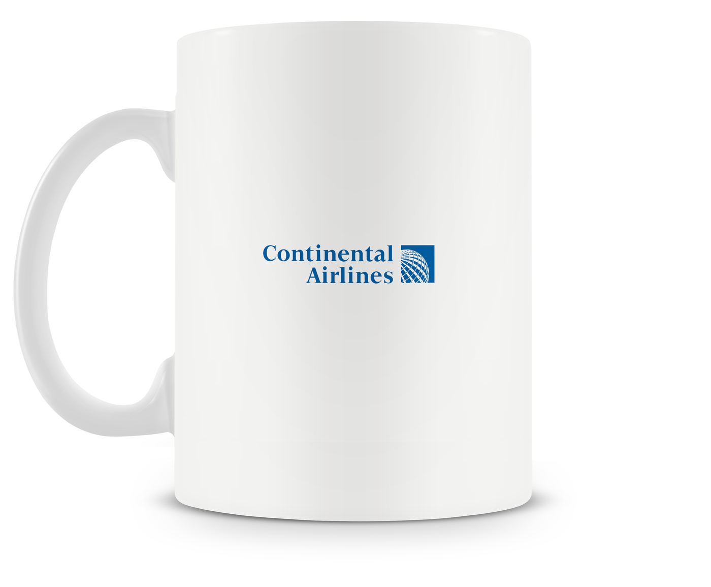 back of Continental Airlines Boeing 767 Mug 15oz