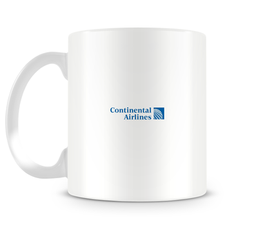 back of Continental Airlines Boeing 767 Mug