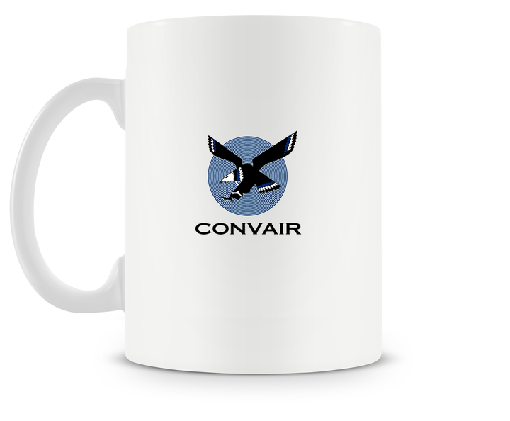 back of Convair 580 mug