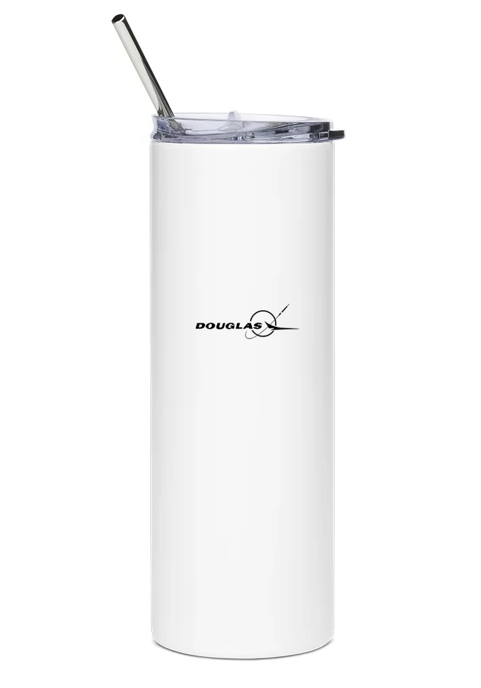 back of Douglas SBD Dauntless water tumbler