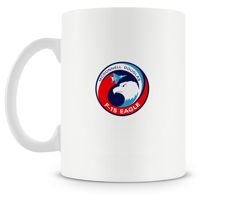 back of McDonnell Douglas F-15C mug
