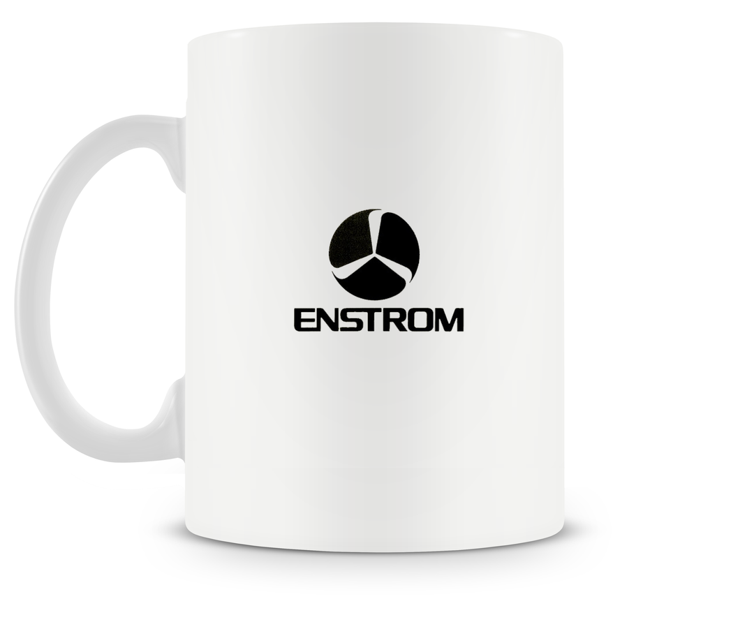 back of Enstrom 280FX Shark Mug 15oz.