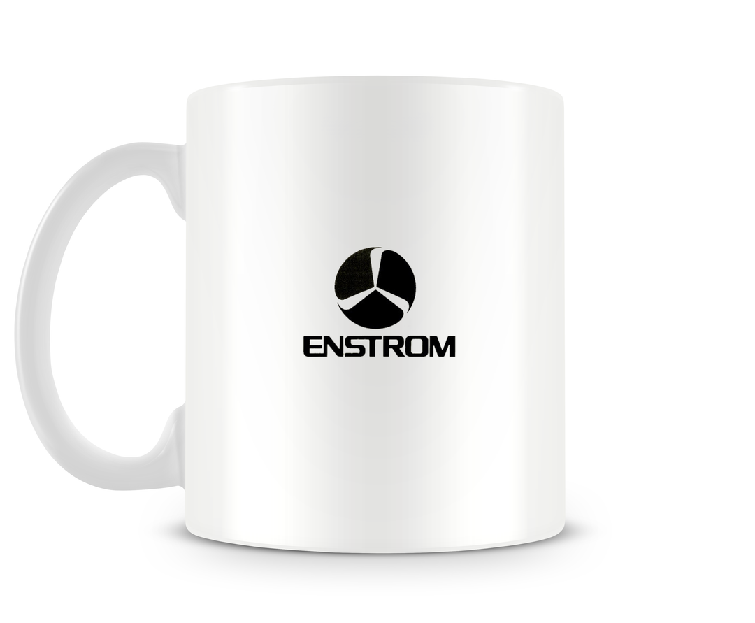 back of Enstrom 280FX Shark Mug