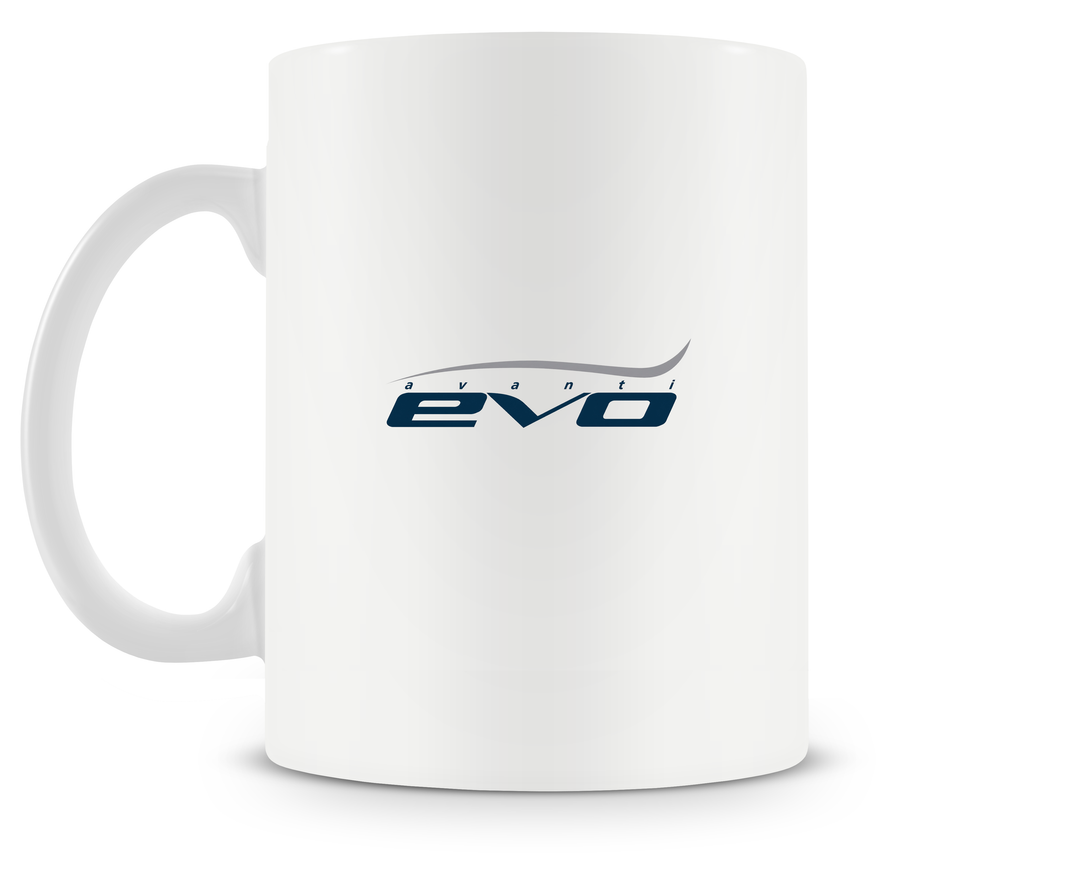 back of Piaggio P.180 Avanti EVO mug