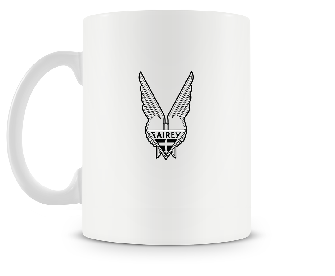 back of  Fairey Gannet  mug