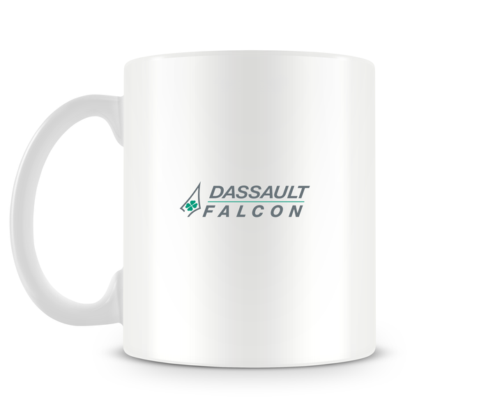 back of Dassault Falcon 50EX Mug