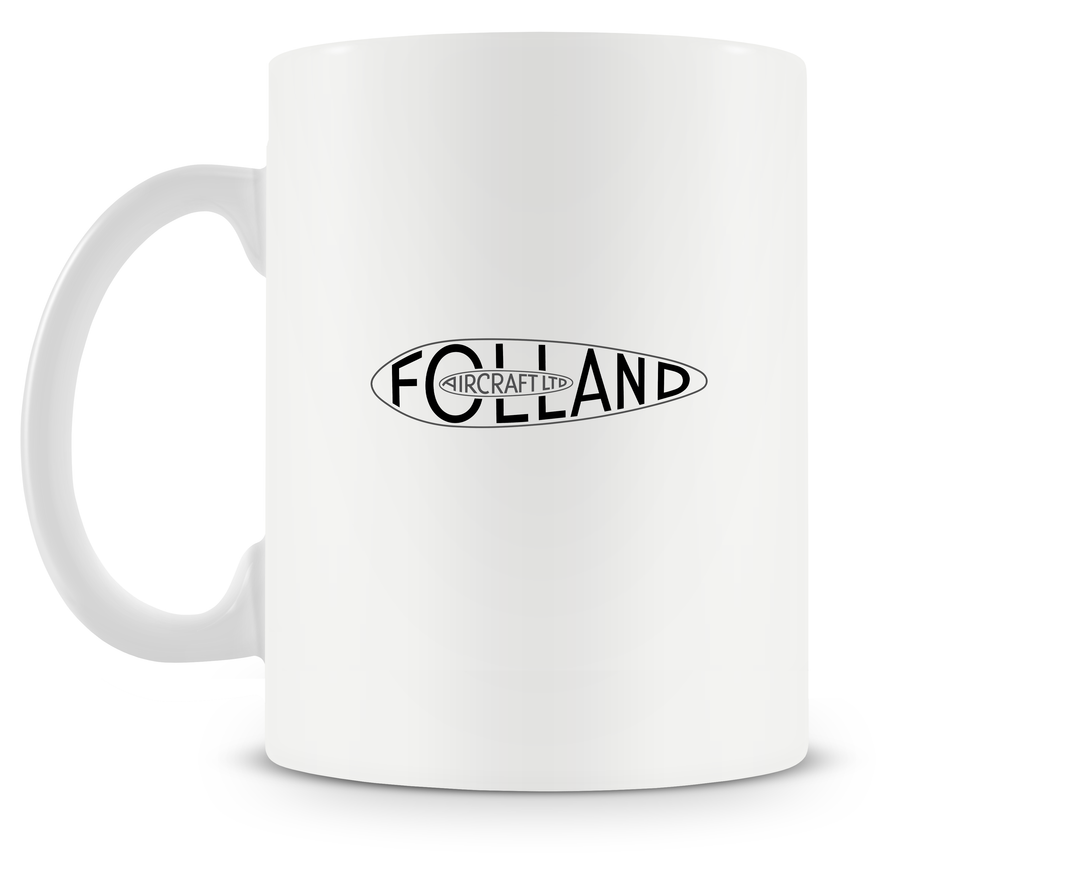 Back Folland Gnat mug