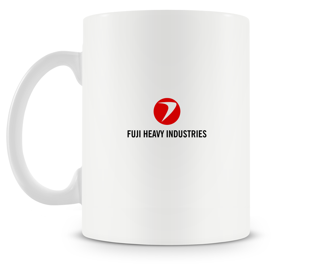 back of Fuji T-7 mug
