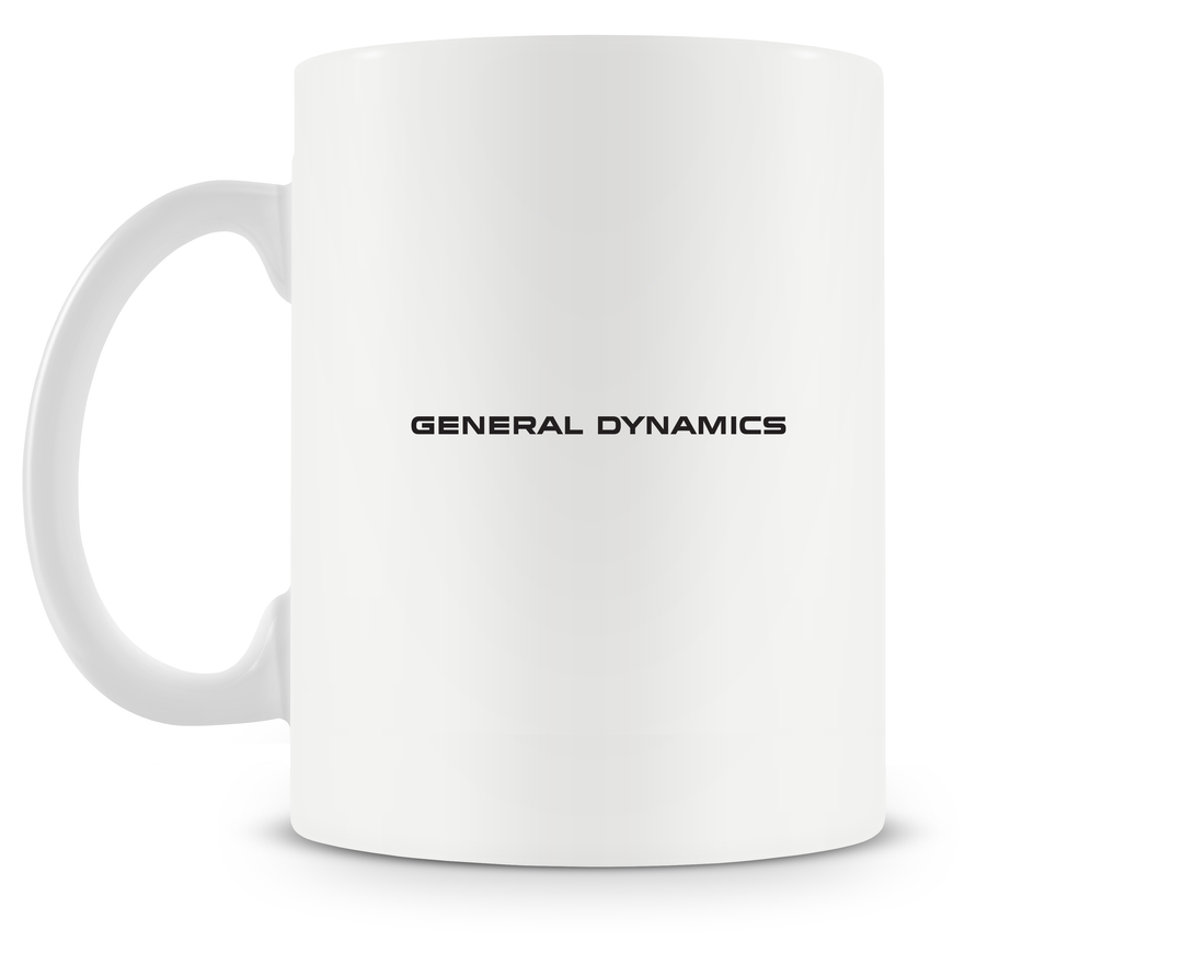 back of General Dynamics F-111 Aardvark Mug 15oz.