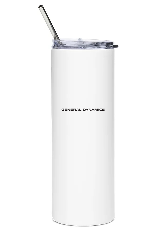 back of General Dynamics F-111C water tumbler