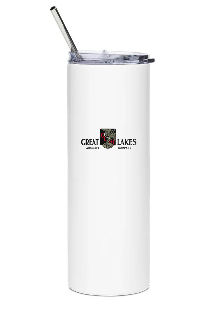 back of Great Lakes 2T-1A water tumbler