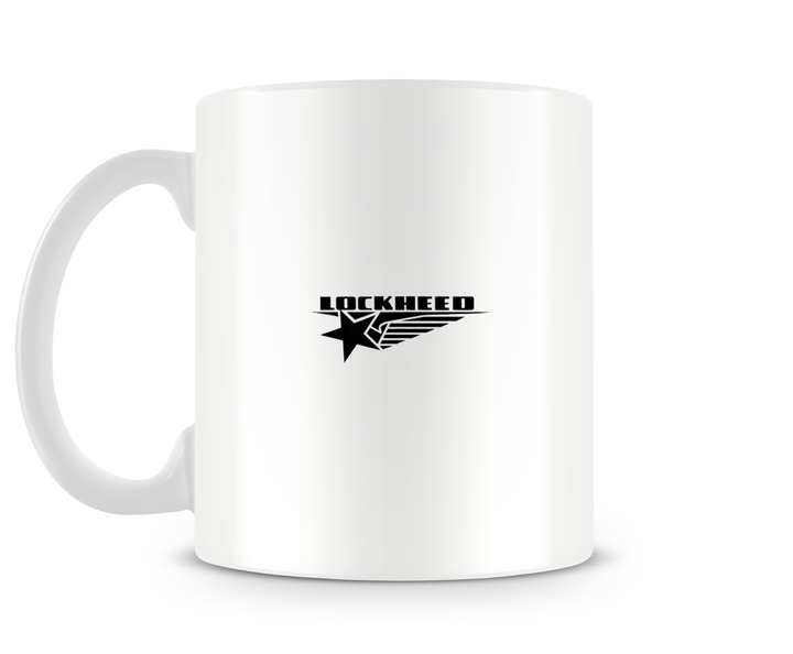 back of Lockheed C-141 Starlifter Mug 