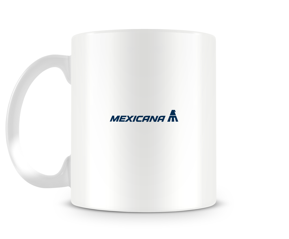 back of Mexicana Airlines Boeing 727 Mug